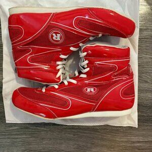 RED RINGSIDE DIABLO BOXING SHOES SIZE 10